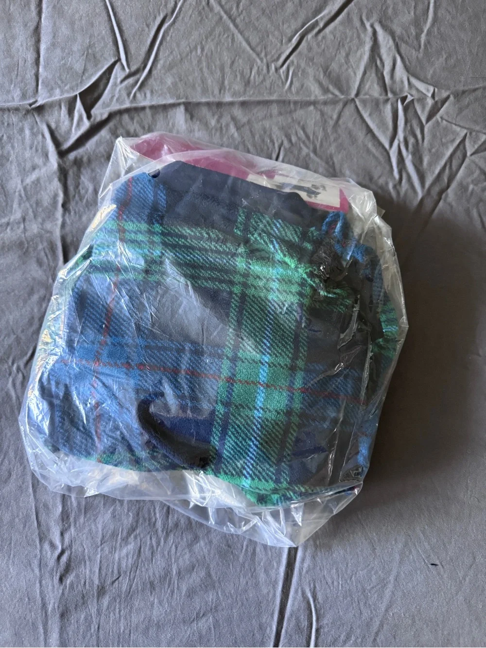Plaid Blue & Green Dog Pajamas - Cozy Full-Body Pet Suit